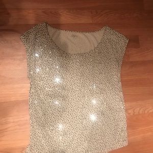Loft bling bling cream top